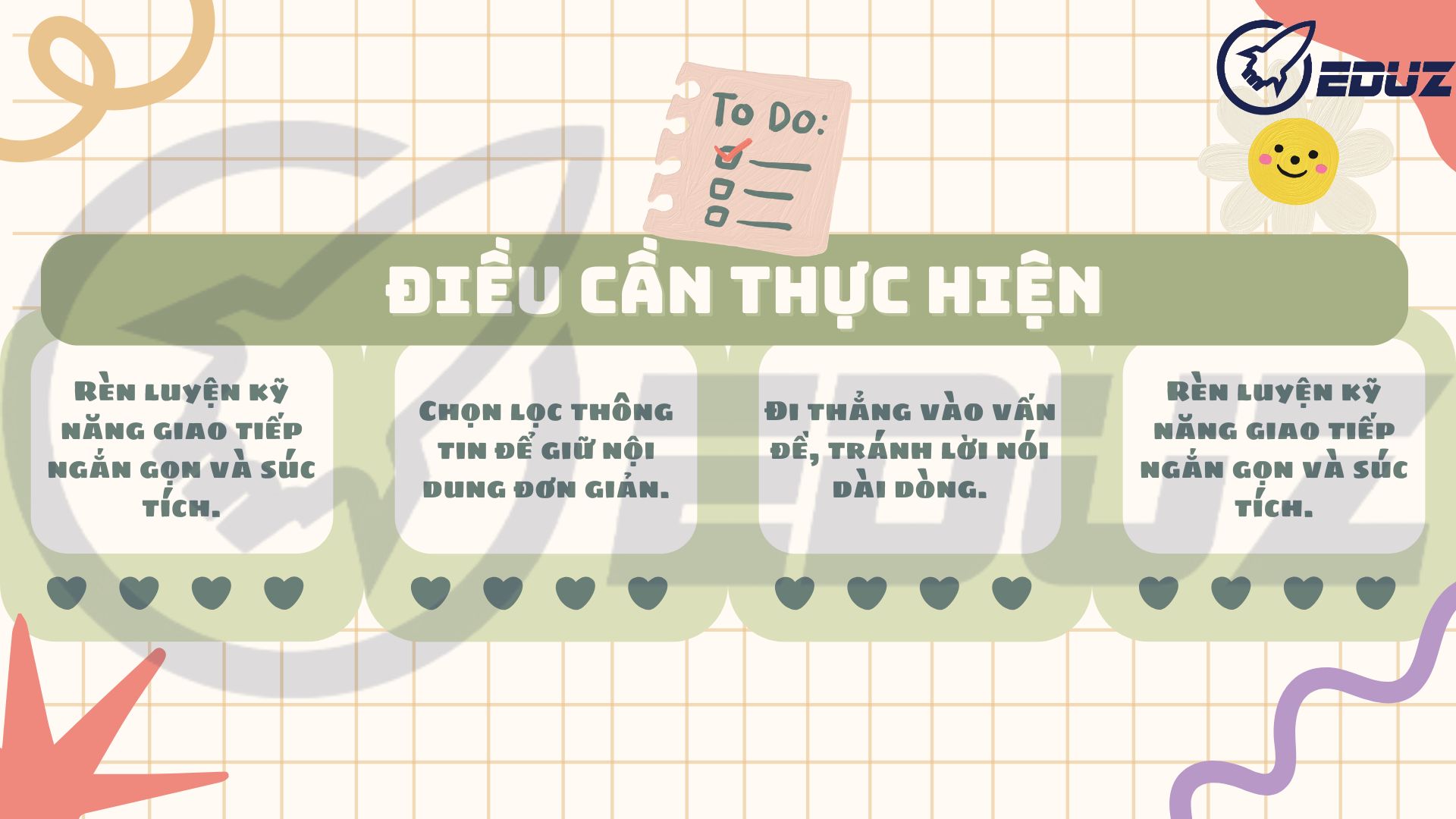 3. Điều cần thực hiện